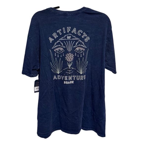NWT- Roark- Blue Artifacts Of Adventure Premium Tee Graphic Men's Shirt, XL - Picture 5 of 8